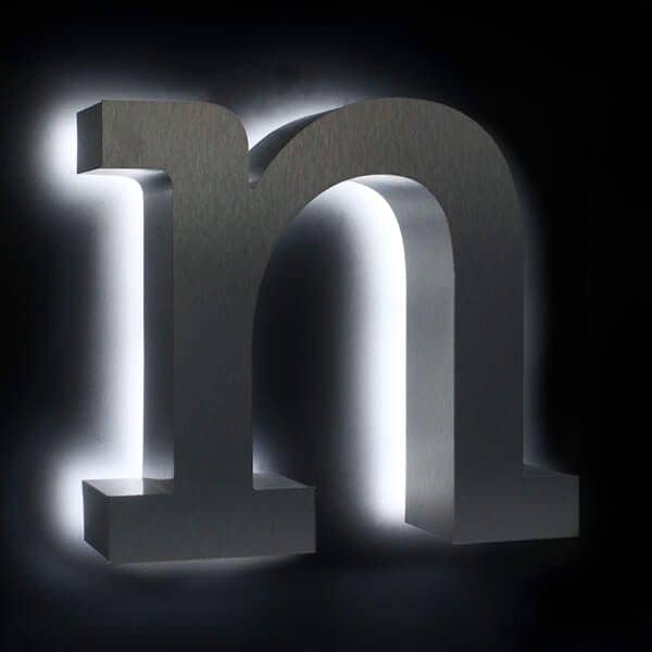 profiel 3.2 voorkant rvs nacht back lit doosletters